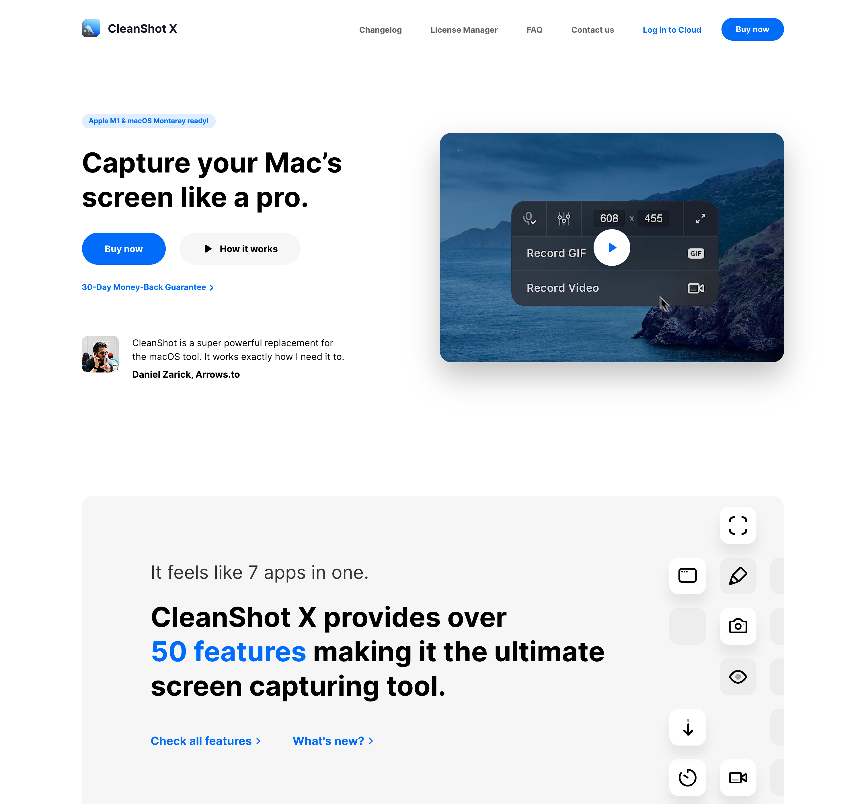 cleanshot screenshot